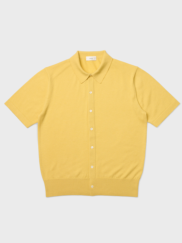 24SS Essential Collar Cardigan YellowVERNO(베르노)